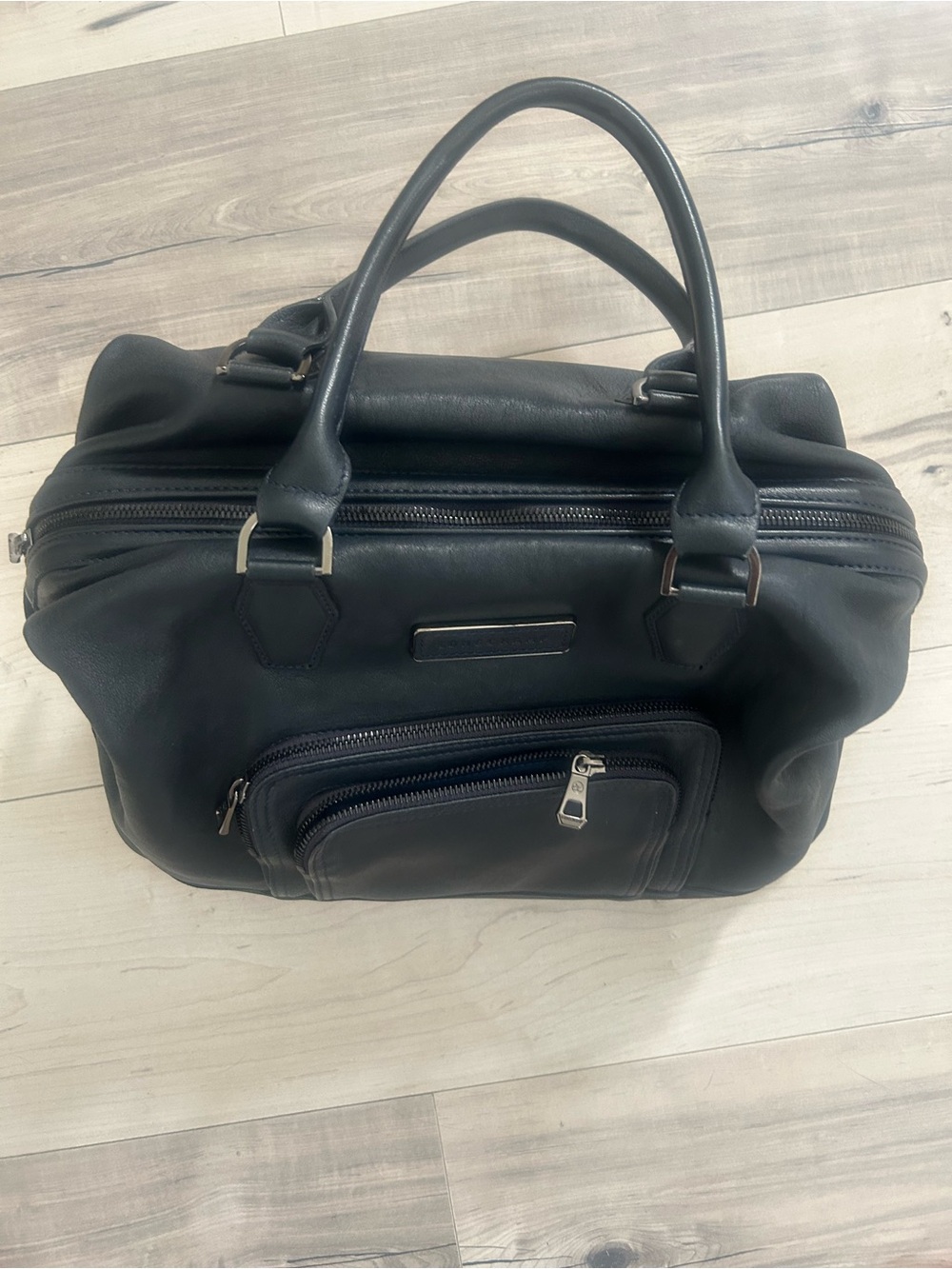Longchamp Black Vintage Leather Bag Excellent Condition. - Picture 15 of 15